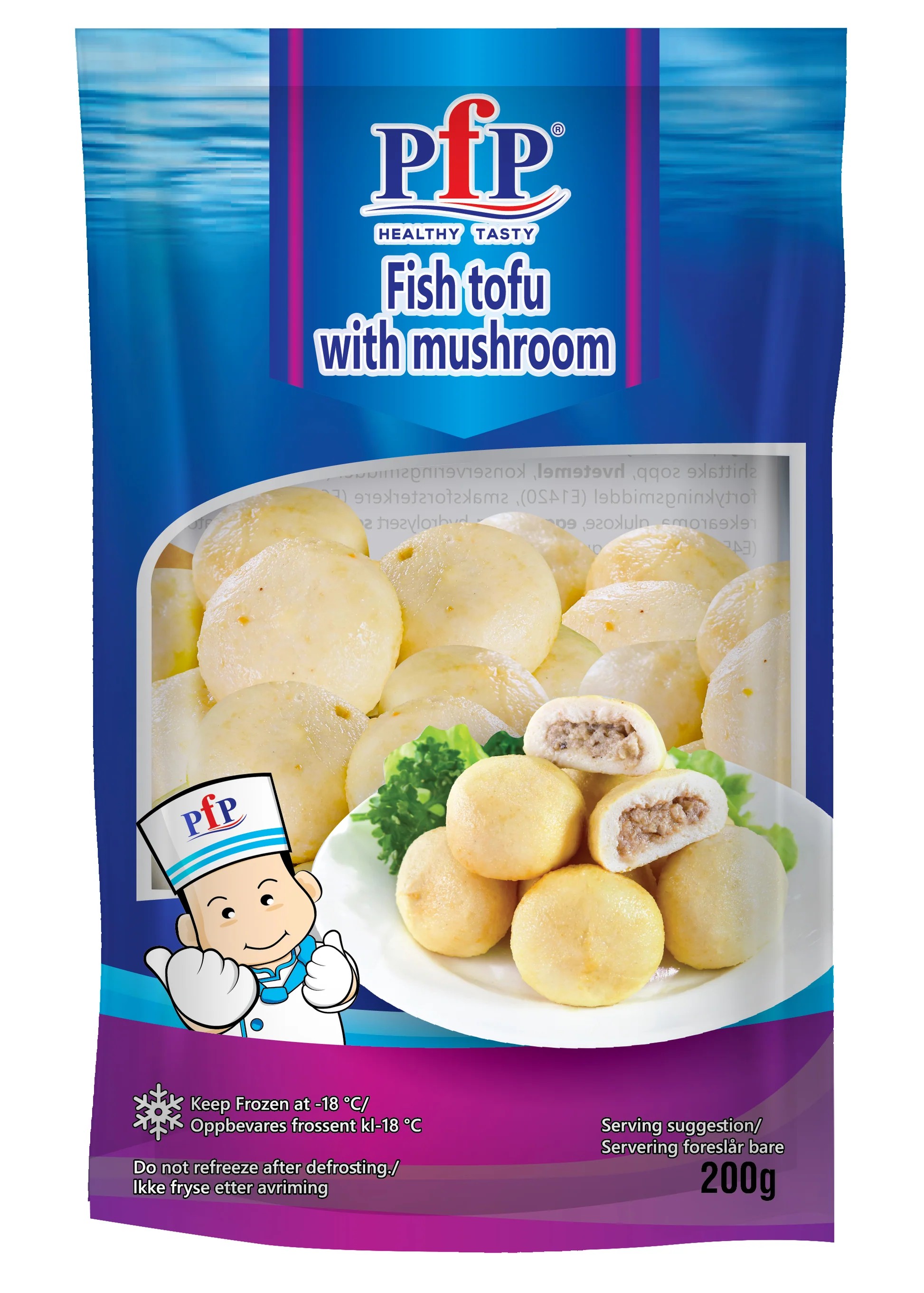 PFP Fish tofu with mushroom (shiitake) 200g