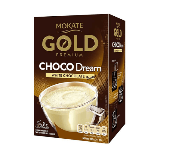 Mokate Gold Prem. Choco-Dream White Choco 25gr X 8