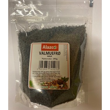 Alazco Valmuefrø 25*250g stk