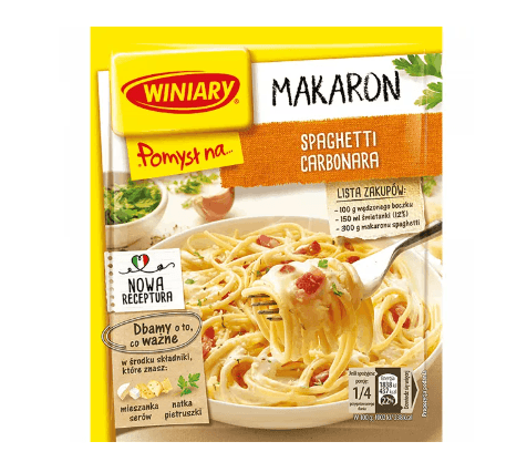 Winiary Fix Pomysl Na... Spaghetti Carbonara 34g