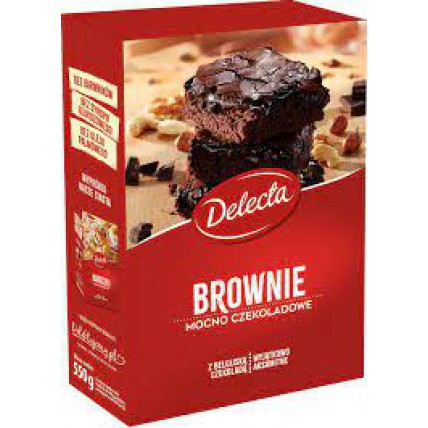 Delecta Brownie Kakepulver 6*550g stk