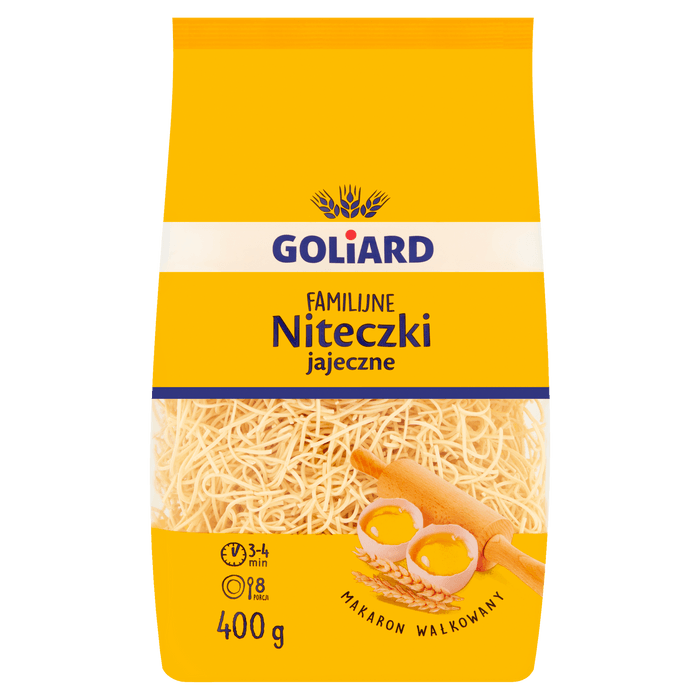 Goliard Egg Pasta "Niteczki Familijne" 400 g - Polen -