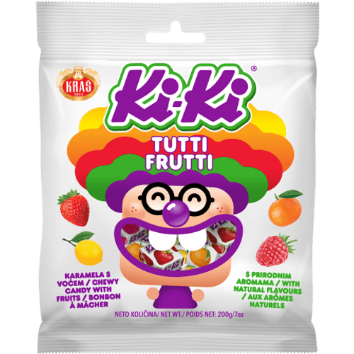 Kras Smågodt "Ki-Ki Tutti Frutti" 200g 