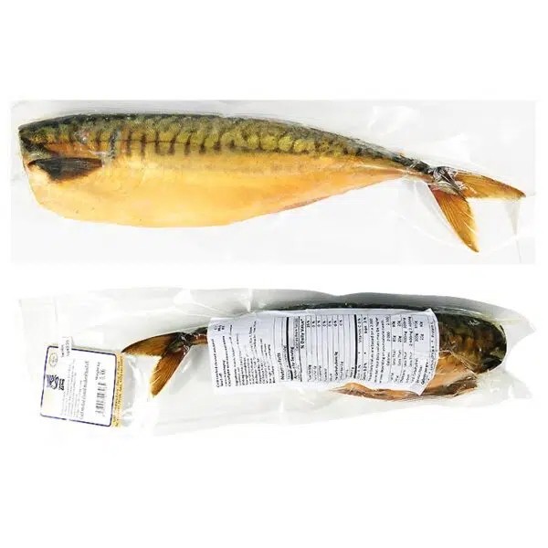 Dauparu zuvis Mackerel hot smoked, without head i vakuum 1 kg 