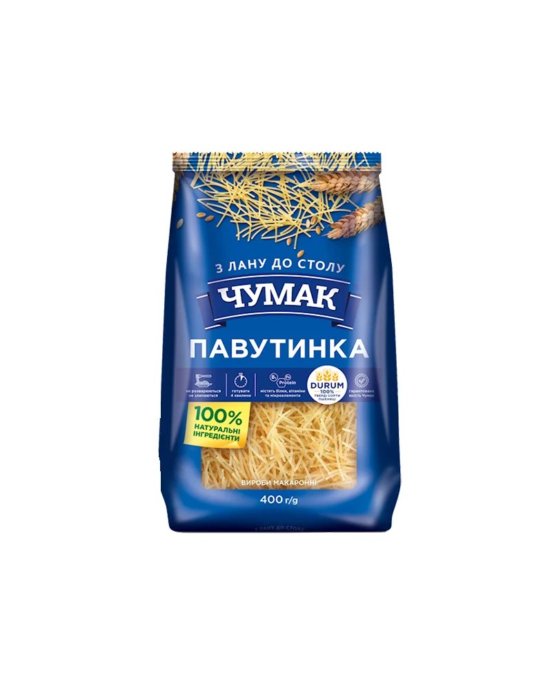 Chumak Pasta "Gossamer" 400 gr - Ukraina -