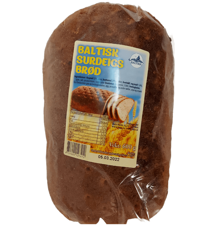 BALTISK SURDEIGSBRØD 600G