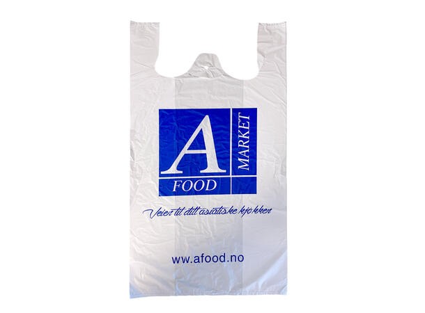 A-FOOD Plastic shop bags 30L  100pcs