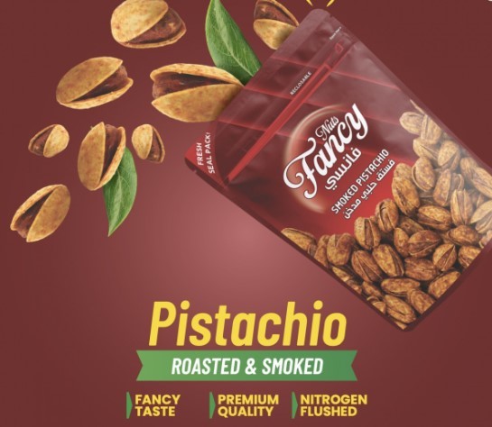 Fancy Smoked Pistachio Nuts Bag - 125gr