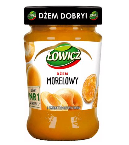 Lowicz Dzem Morelowy Niskoslodzony 280g MAspex