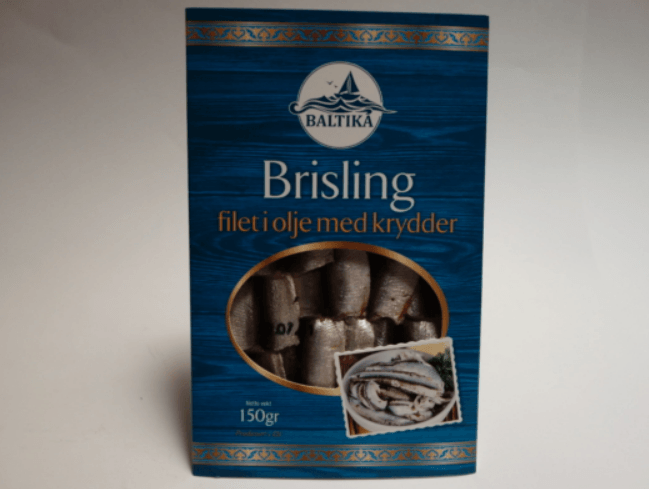 BRISLING (ANSJOS) BALTIKA 150G