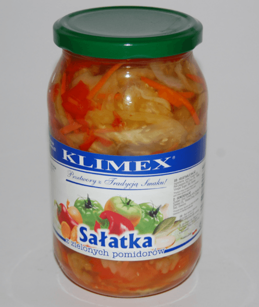 SALATKA KLIMEX MED GRØNNE TOMATER 840G