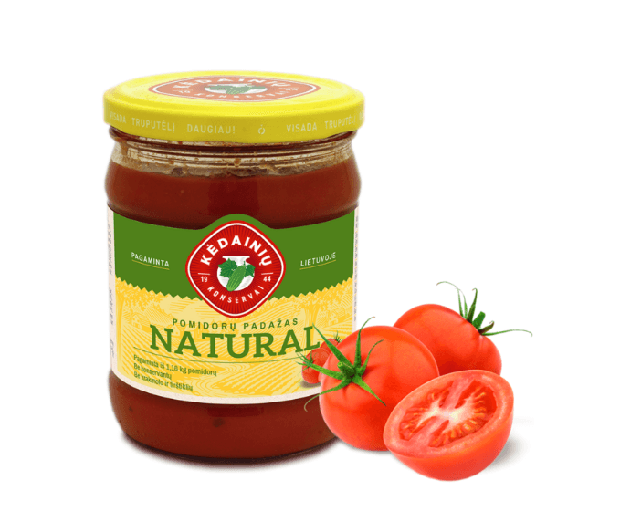 TOMATSAUS NATURAL 500G