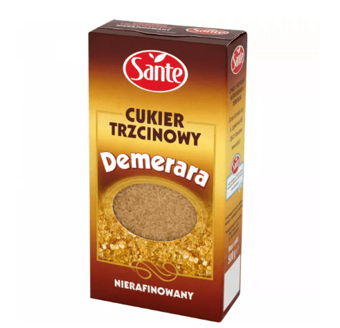 Sante Cukier Trzconowy Nierafinowany Demerara 500g