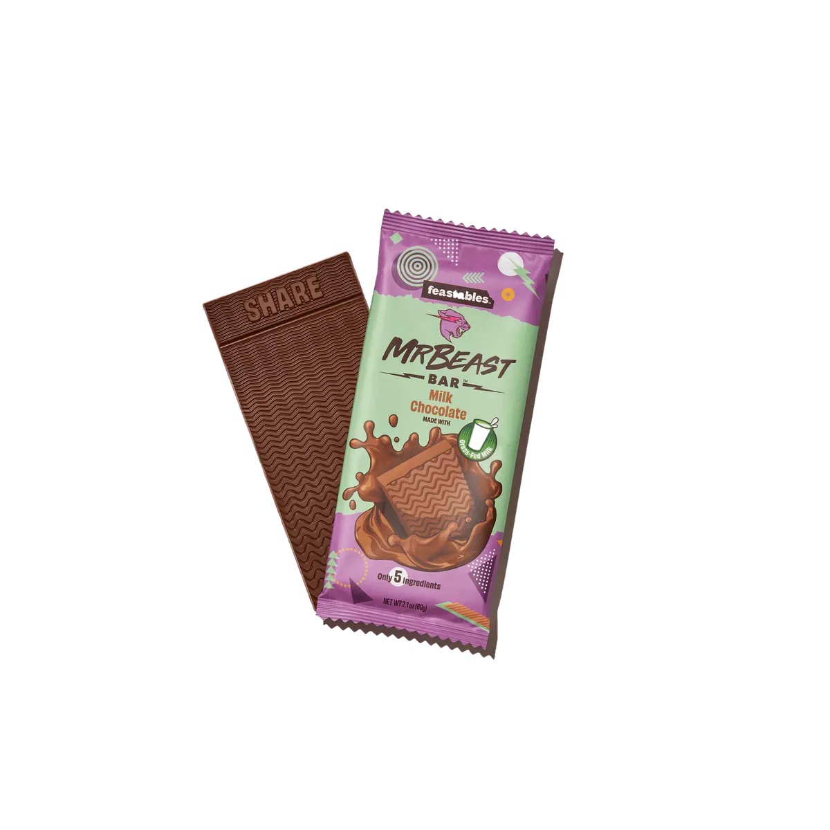 MrBeast Bar Milk Chocolate 60g