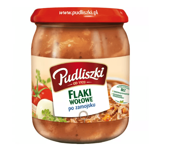 Pudliszki Flaki Wolowe Po Zamojsku 500g