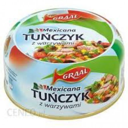 Graal Tuna Salad Mexicana 12*280g stk