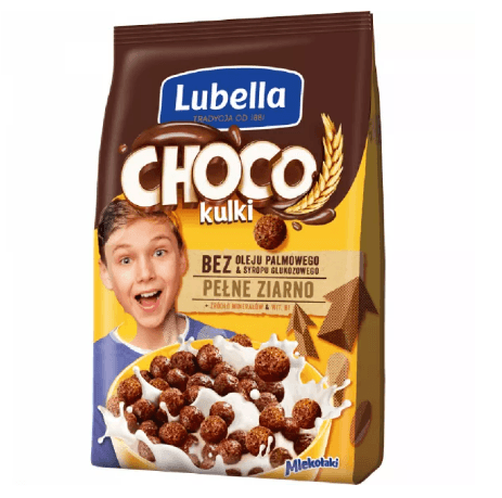 Lubella Platki Mlekolaki Choco Kulki 500g Mapex