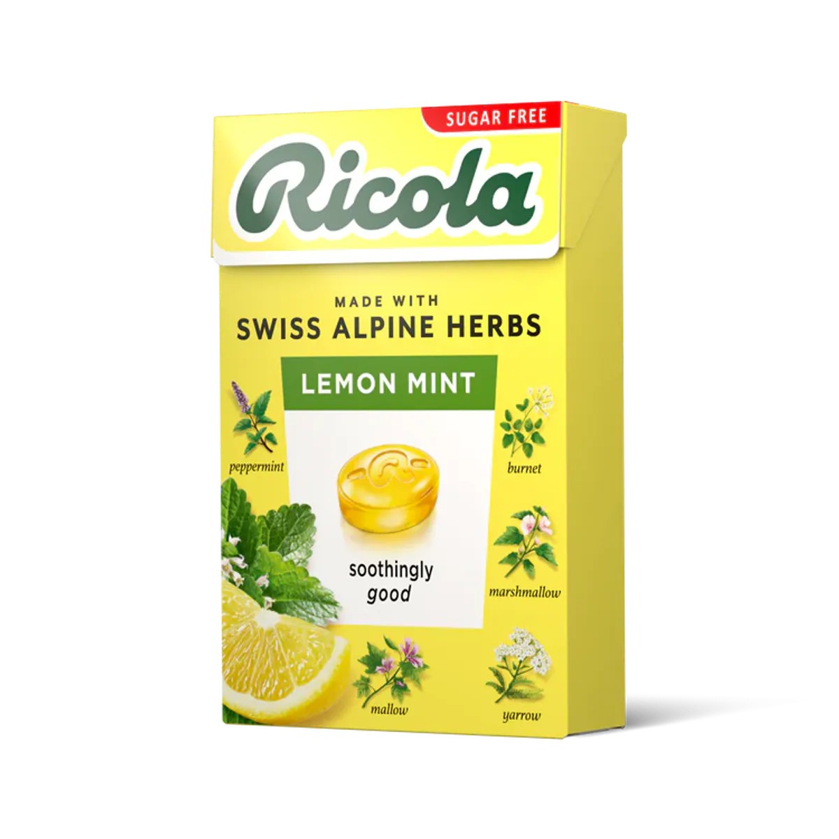 RICOLA Lemon & Mint Sugar Free Box 45g