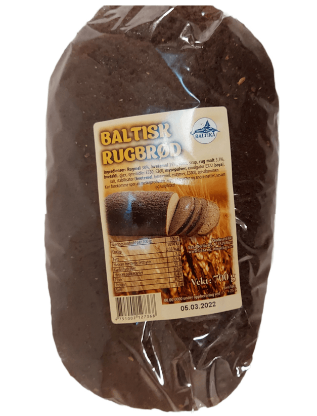 BALTISK RUGBRØD 700G