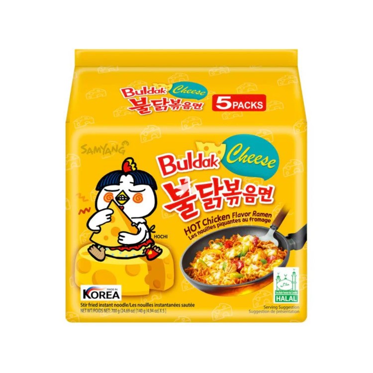 Samyang Hot Chicken Ramen Cheese (KR) 5x140g