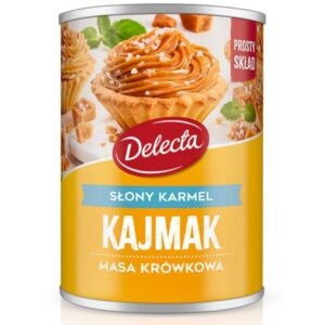 DELECTA Kajmak Masa Słony Karmel 400g