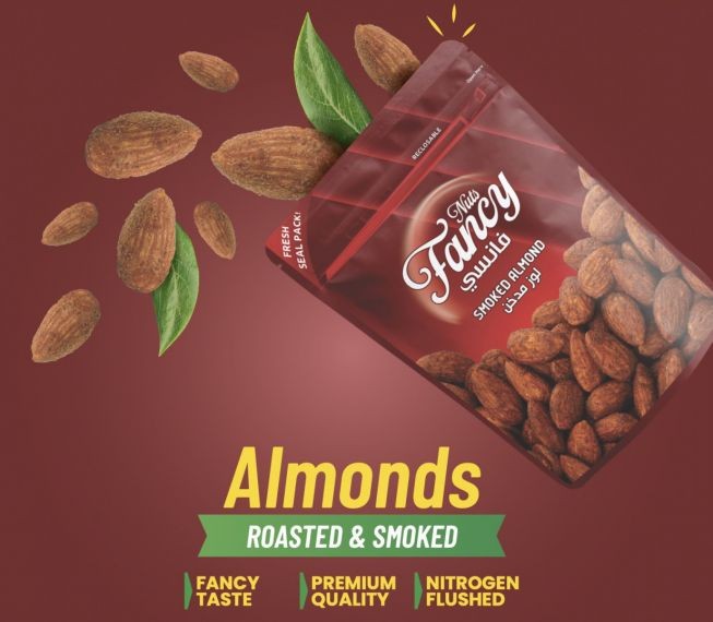  Fancy Smoked Almond Nuts Bag 125g