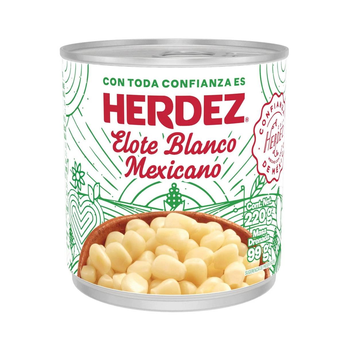 Elote Blanco Mexicano HERDEZ 220g