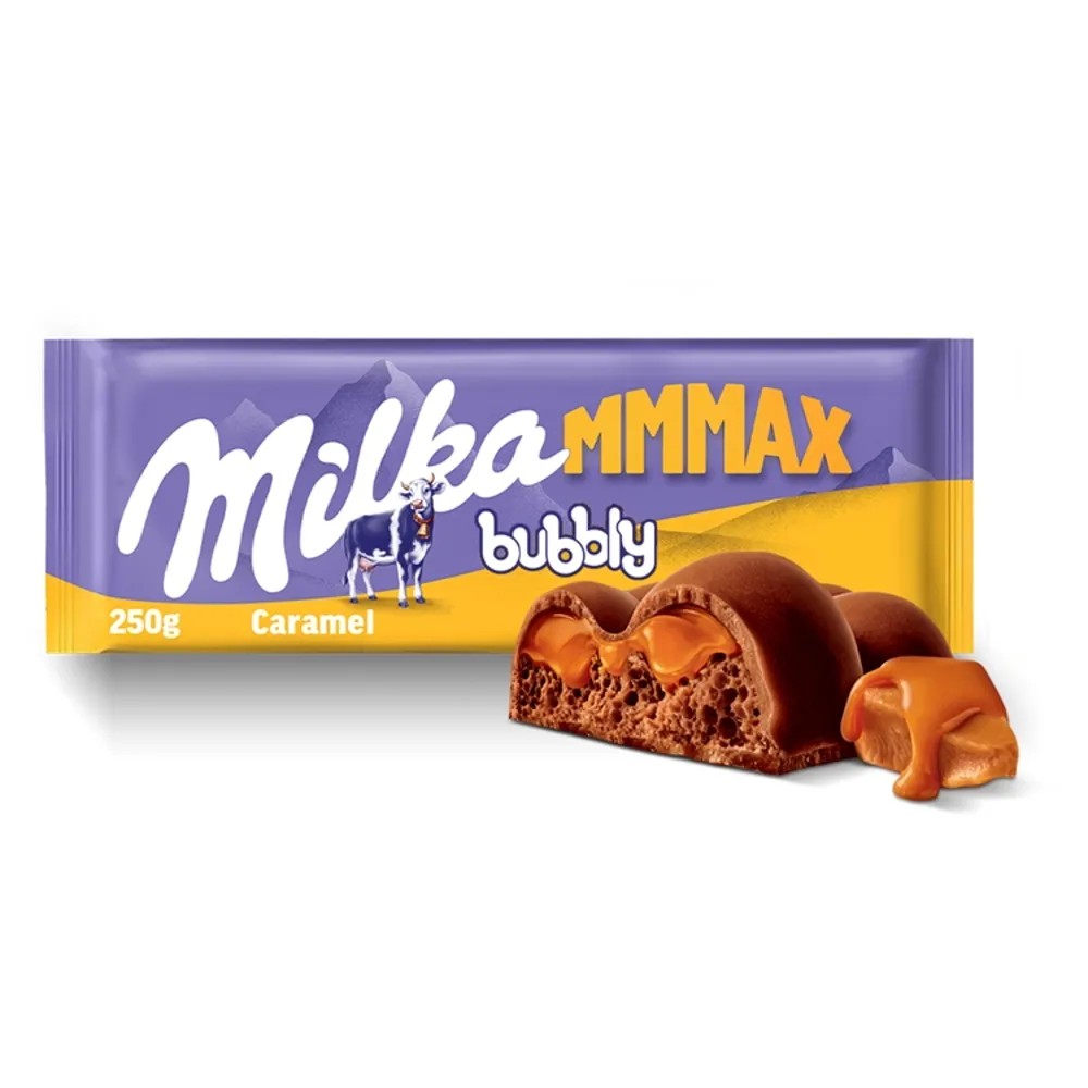 Mondelez Milka Mmmax Caramel Alpine Milk Chocolate 300G