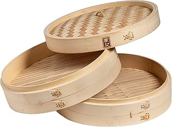 Bamboo steamer 12inch (3pcs/set)