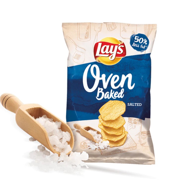 Lays Chips Oven Baked Salted 125G