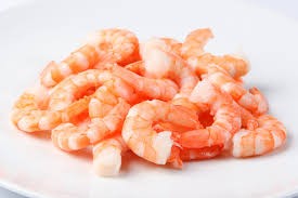 VANNAMEI Cooked shrimp with tail 26/30 1 kg