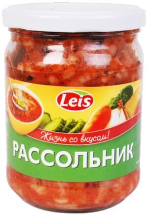 Leis Syltet agurksuppe "Rassolnik" 480g - Ukraina -