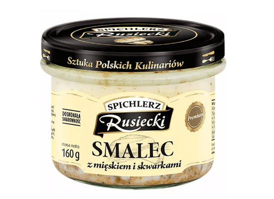 RUSIECKI SMALEC Z MIESKIEM I SKWARKAMI 160G PAMAPOL