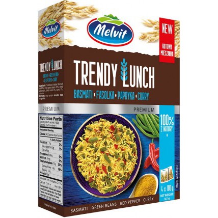 Melvit Trendy Lunch Basmati Fasola Papri 6*4*80g stk