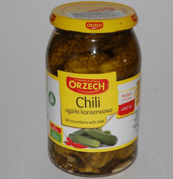 AGURK ORZECH CHILI KONSERWOWE 830G