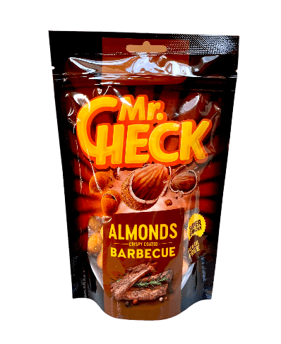 Sprø belagte mandler med BBQ smak 150g