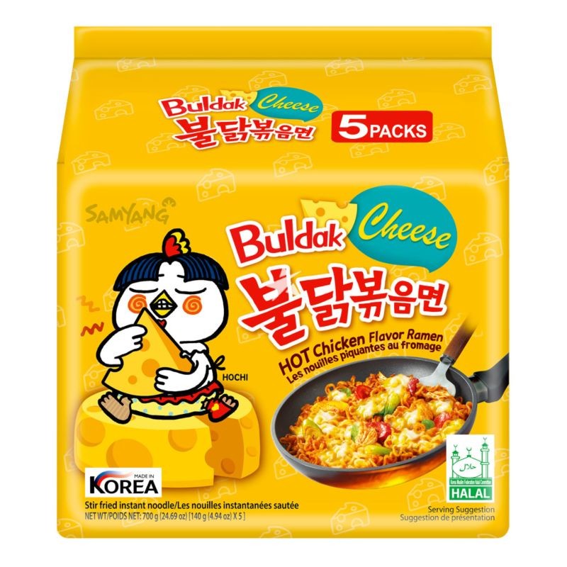 SAMYANG Hot chicken ramen - Cheese 5 * 140 g