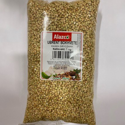 Alazco Kasza Gryczana Bokhvete U/ristet 12*1kg stk