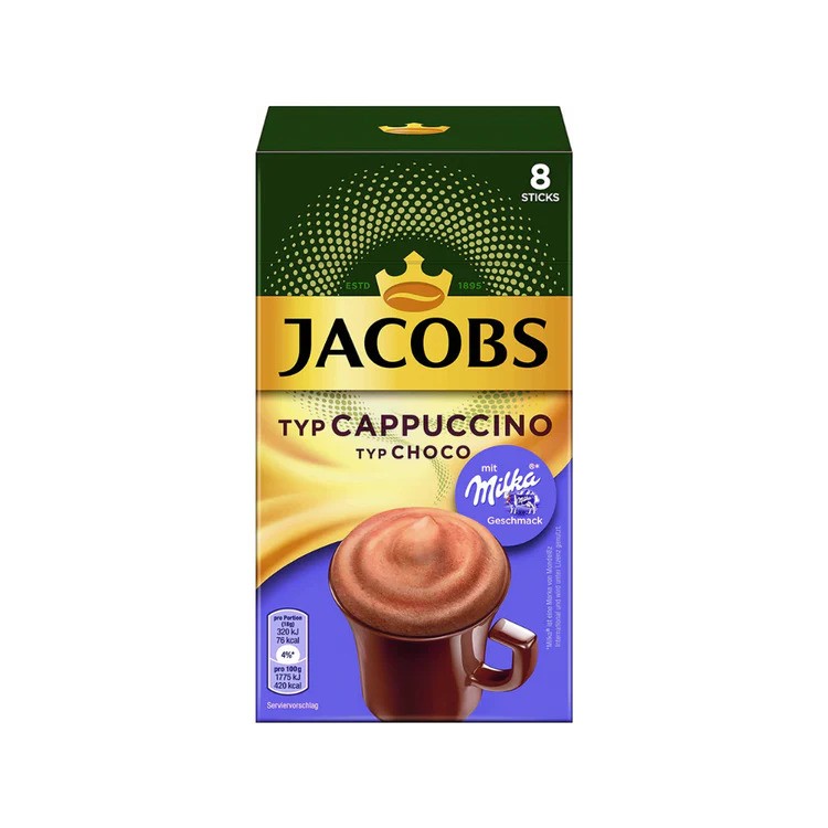 Jacobs Cappuccino Milka Specials Instant Coffee 3In1 126,4G