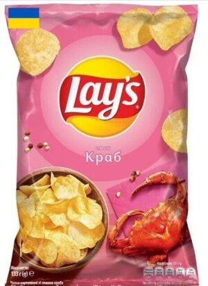 Lays Chips Crab smak 120 g