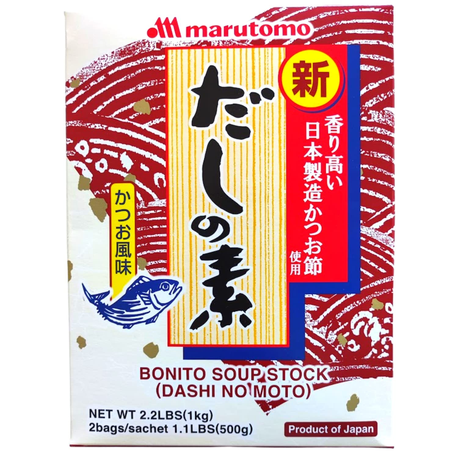 MARUTO Bonito seasoning Dashino - Moto 2 * 500 g