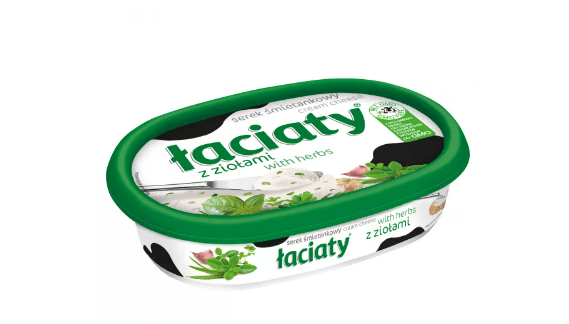 LACIATY CREAM CHEESE SPREAD 135G WITH HERBS MLEKPOL