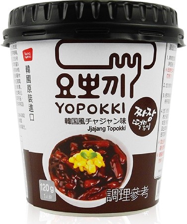 YOPOKKI Inst Black soybean Topokki CUP 120g