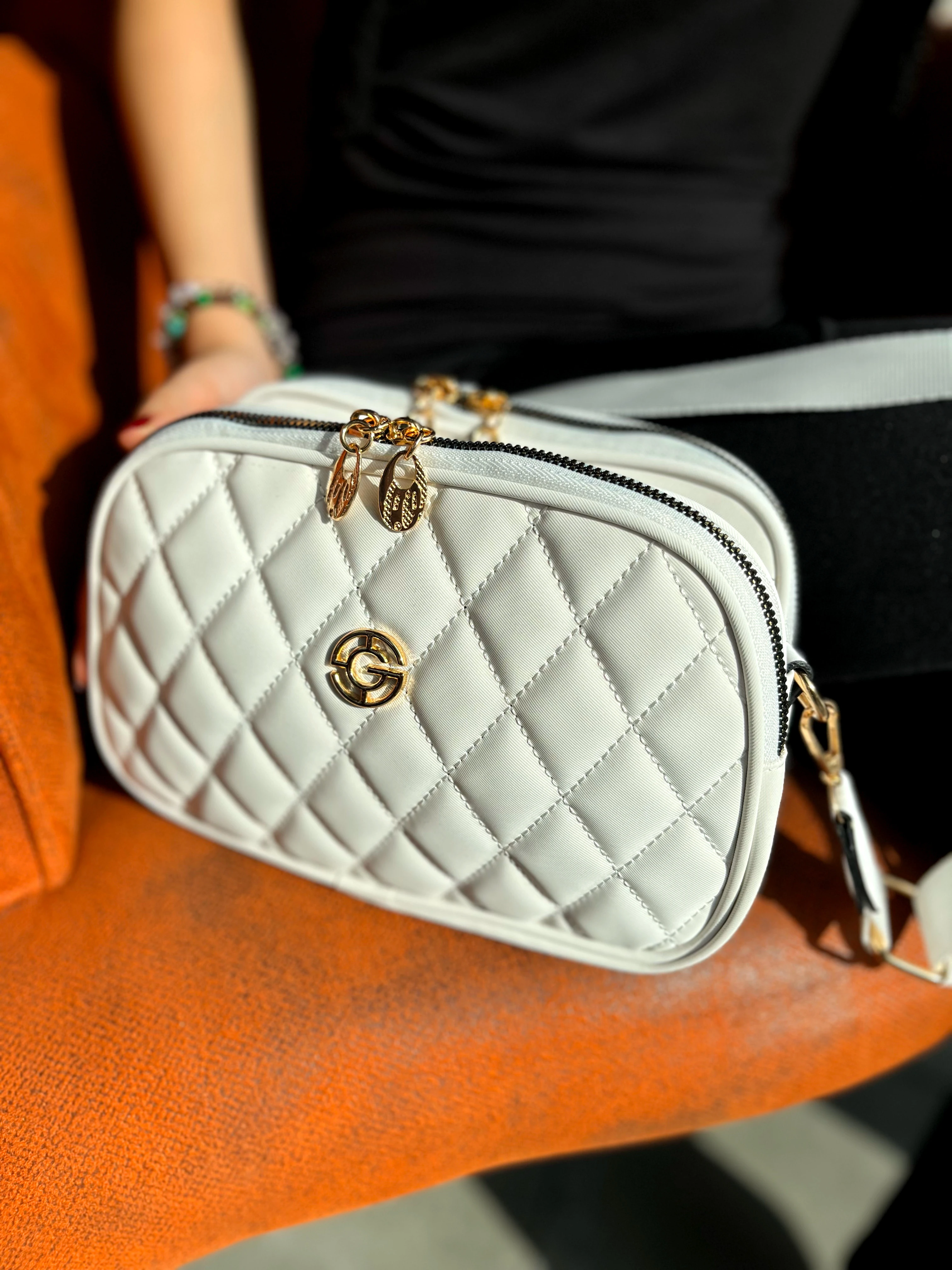 Kapitoneli Dokulu Spor Şık Günlük Kadın Omuz Çantası