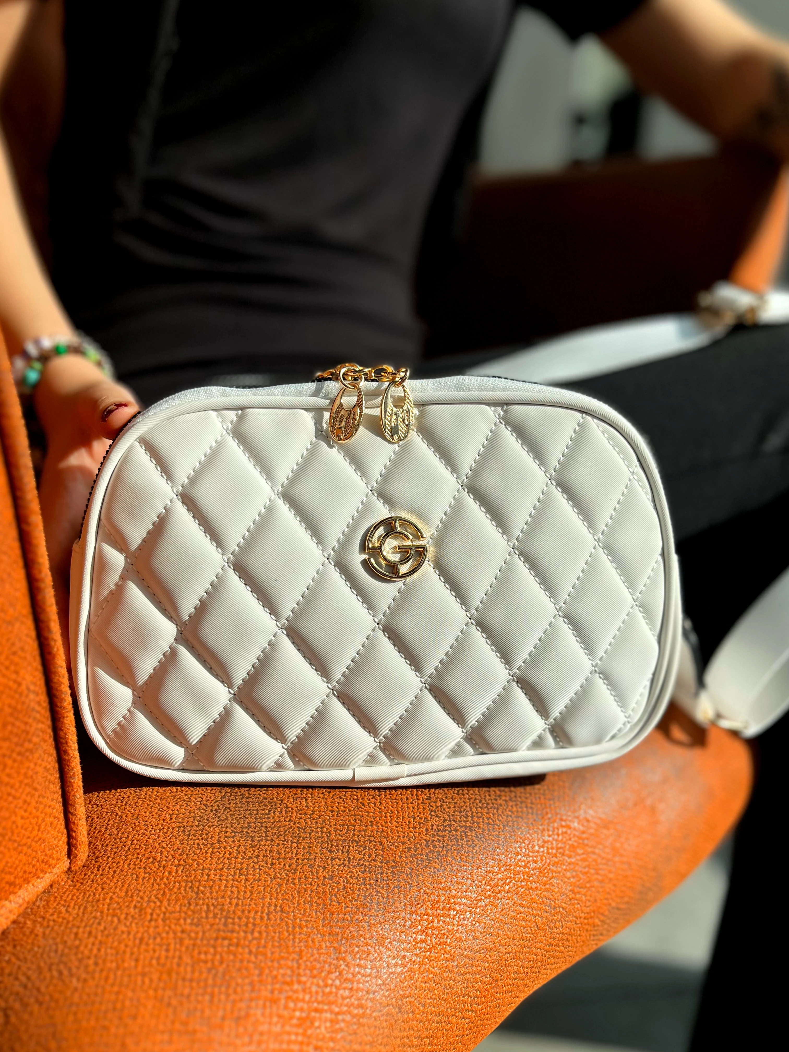 Kapitoneli Dokulu Spor Şık Günlük Kadın Omuz Çantası