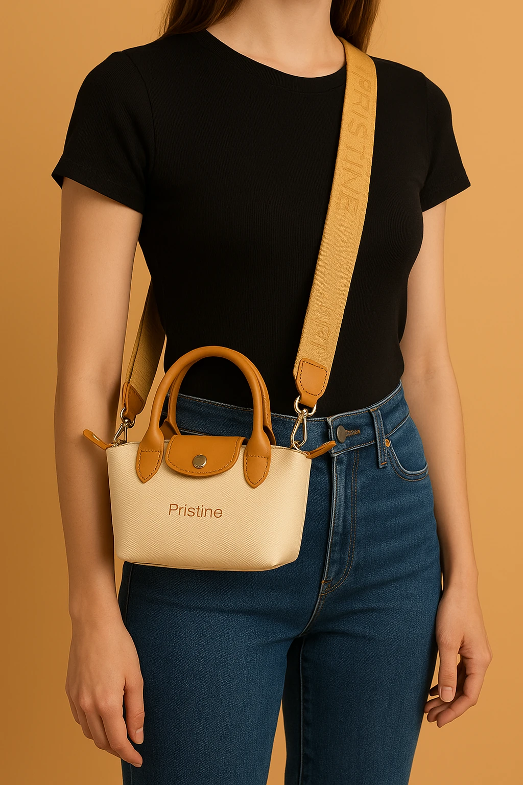 Chicora Pristine Mini Kapaklı El Çantası