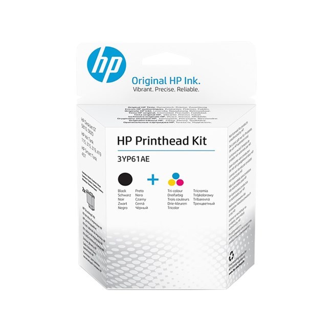 HP 3YP61AE Siyah/Üç Renkli Baskı Kafası Takımı