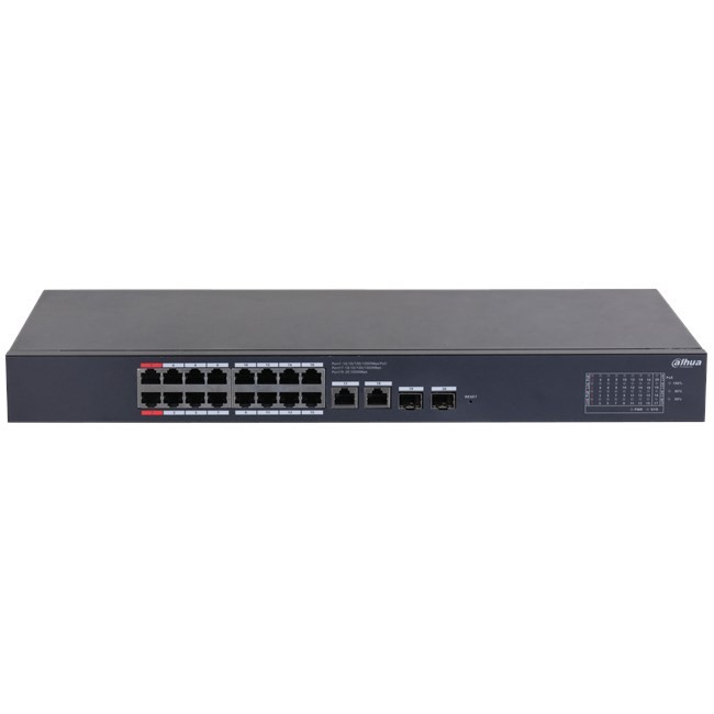 Dahua 16 Port 100Mbps E-PoE (LR2226-24ET-360)