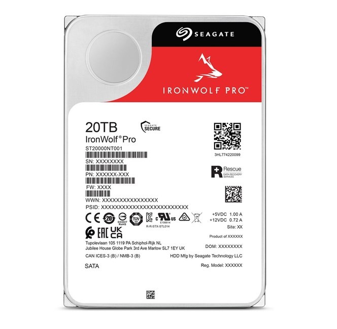 Seagate IronWolf Pro 18TB 7200Rpm -ST18000NT001