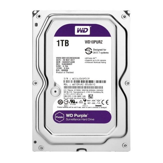 WD Purple 1TB 5400Rpm 64MB -WD10PURZ